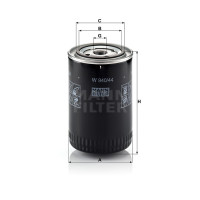 Фильтр масляный MANN-FILTER W 940/44